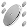 Master Magnetics Ceramic Round Base Magnet Pack HeavyDuty Strong Magnets 35 lb Pull Each for Indoor and Outdoor Use ChromePlated 204 Diameter 0197 Hole 0302 Thick 6Pack