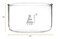 EISCO Crystallizing Dish 500ml Flat Bottom No Spout Borosilicate 33 Glass Laboratory Kitchen Crafts