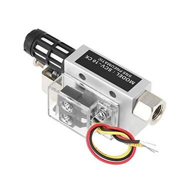 Oumefar SCV10CK Vacuum Generator Negative Pressure Generator Pneumatic Exhaust Compact Air Ejector Fitting with Switch