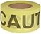 Brady 91083150 Length 3 Width Woven Biodegradable Cotton RePulpable Barricade Tape Legend Caution