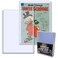 BCW Golden Age Comic Book Toploader 10 ct Rigid Comic Book Protector Hard Case Holds Golden Age Comics Short Side Opening Top Loaders for Comics Display