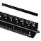 DSUWAZU 12 Architectural Scale Ruler Aluminum Scale Triangular Ruler Scale Ruler for Blueprint Imperial Measurements for Architects Engineering Artists Draftsman Drawing LaserEtched MarkingsBlack