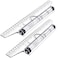 Frienda 2 Pieces Plastic Measuring Rolling Ruler Drawing Parallel Multifunctional Drafting Ruler for Architect Office Math12 Inch