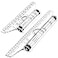 Frienda 2 Pieces Plastic Measuring Rolling Ruler Drawing Parallel Multifunctional Drafting Ruler for Architect Office Math6 Inch 12 Inch