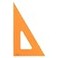 Pacific Arc s Scholastic Triangle 12 inch Fluorescent 3060 Angle Polystyrene Inking Edge Technical Drawing Tools Drafting Architect and Engineering
