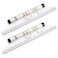 PENKOHOME 12 Inch Slide Ruler for Mathematics 2 Pack Multifunctional Drawing Rolling Ruler Balancing Scale for Students Artists Architects Engineers