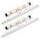 PENKOHOME 12 Inch Slide Ruler for Mathematics 2 Pack Multifunctional Drawing Rolling Ruler Balancing Scale for Students Artists Architects Engineers