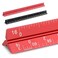 Prasacco 2 Pcs Architectural Scale Ruler 6 Inch Small Scale Ruler Mini Engineer Scale Ruler Pocket Aluminium Metal Ruler for Architects Engineering Artists Draftsman Drawing Drafting