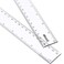 EBOOT 2 Pack Plastic Ruler Straight Ruler Plastic Measuring Tool for Student School Office 12 Inch