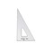 Pacific Arc Drafting Triangle 10inch 306090 Degrees wInking Edge Topaz