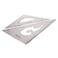 Utoolmart 25cm Large Triangle Ruler Square Set Plastic Triangular Scale Architectural Ruler for Students Homeschoolers Architects Engineers