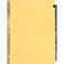 Business Source AZ Black Leather Tab Index Dividers