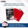 BCW Comic Dividers 25 Pack Archival Polyethylene Plastic Dividers Organize Comics Efficiently in Storage Boxes WriteOn Index Tab Red