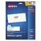Avery ampreg Easy Peel Address Labels for Inkjet Printer 113 x 4 White 350Pack