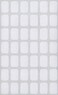 Maco MACO White Rectangular MultiPurpose Labels 12 x 34 Inches 1000 Per Box MS812