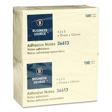 Business Source Adhesive Note 366131 Each