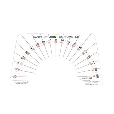 Baseline 121076 Large Joint Arthrodial Protractor Goniometer Cervical Rotation