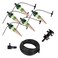Blumat Drip Irrigation System Tropf Patio and Deck Starter Kit Automatic Plant Watering Devices Easy Setup Self Watering System for Indoor Prevents Overwatering