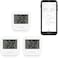 YoLink Smart Wireless Temperature Humidity Sensor 3Pack Wide Temp Range for Fridge Green House Pet Cage App Alerts Emails TextSMS alerts Hub Required