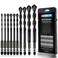 DKIBBITH 10 Piece Masonry Drill Bits for Tile Glass Ceramic Wall Brick Stone SoftMetal Wood Concrete Drill Bit SetCarbide Tungsten Steel Alloy