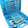 JFOGO Rotary Hammer Drill Bits Set Chisels 17 Pieces SDS Plus Concrete Masonry Hole Tool for ConcreteBrickBlockStoneMasonry