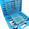 JFOGO Rotary Hammer Drill Bits Set Chisels 17 Pieces SDS Plus Concrete Masonry Hole Tool for ConcreteBrickBlockStoneMasonry
