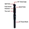 MaxTool MAXTOOL 1116 Silver and Deming Drill Bits HSS M2 S D Drill Bits Prentice Twist Drills Black Oxide 12 Reduced Shank 6 OAL SD02B00R044