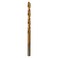 Drill Hulk Pack of 12 564Inch Titanium Nitride Coated Drill Bit Premium M2 High Speed Steel Jobber Length for Metal Plastic Wood