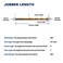 Drill Hulk Pack of 12 564Inch Titanium Nitride Coated Drill Bit Premium M2 High Speed Steel Jobber Length for Metal Plastic Wood