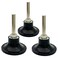 Banmo Abrasive 3PCS 2 Inch Die Grinder Sanding Disc with 14 Shank Grinder Holder Sanding Discs Holder Lock Disc Pad Quick Change Disc Holder Accessories Polishing Scrub Surface Conditioning Tool