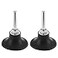 Litoexpe 2 Inch Disc Pad Holder for Roloc 2Pack Quick Change Disc Attachments for Polishing Sanding and Surface Preparation with 14 Inch Shank