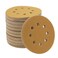 Mestool 5Inch 8Hole Hook and Loop Sanding Discs Orbital Sander Sandpaper Discs 100 Pieces Round Sandpaper Set 220 Grit