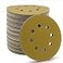 Mestool 5Inch 8Hole Hook and Loop Sanding Discs Orbital Sander Sandpaper Discs 100 Pieces Round Sandpaper Set 180 Grit