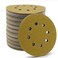 Mestool 5Inch 8Hole Hook and Loop Sanding Discs Orbital Sander Sandpaper Discs 100 Pieces Round Sandpaper Set 180 Grit