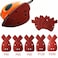 DUSJVYUE 50pcs 240 Grit Sanding Sheets for Black and Decker Mouse Sanders4 Holes Hook and Loop Mouse Sander Padswith Additional 2 Replacement TipsPalm Detail Sander SandpaperSanding Pads