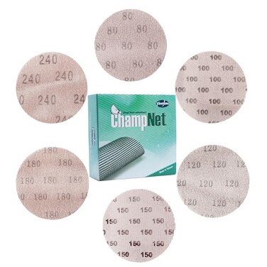 CHAMPNET ChampNet 9 Inch Mesh Sanding Discs Abrasive Net Dust Free Sander Abrasives Pads 30 Sheets Pack for Drywall Floor Putty Use for Power Drywall Sander