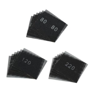 SCOTTCHEN Sanding Mesh 14 Sheet 18pcs 55 x 45 for Palm Sanders Sheets 80120220 Grit