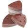 SING F LTD 100Pcs Orbit Sanding Sandpaper 90Mm Triangle Discs 6 Bores 40 60 80 100 120 Grit