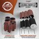 Deadwood Crafted DCT 14 Inch Drive Drill Press Sanding Drum Kit Rubber Sanding Drums 0515 Inch and Spindle Sander Sleeves 20pc