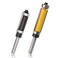 Mesee 2 Pieces Top Bottom Bearing Flush Trim Router Bit Set 14 Inch Shank Pattern Template Trimming Router Bits with Bearing Guide Woodworking Milling Cutter Tool Cutting Height 1 112