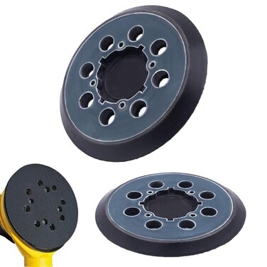 pakmee 2 Pack Sander Pad for Dewalt 5 inch 8 Hole Hook and Loop Replacement Orbital Sander Pad for DeWalt DWE6421 6421K DWE6423 6423K DCW210B