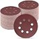 POTUINOM 100 PCS 5 Inch Sanding Discs 320 Grit Round Hook and Loop Sandpaper for Random Orbital Sander