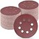 POTUINOM 100 PCS 5 Inch Sanding Discs 400 Grit Round Hook and Loop Sandpaper for Random Orbital Sander