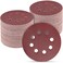 POTUINOM 100 PCS 5 Inch Sanding Discs 400 Grit Round Hook and Loop Sandpaper for Random Orbital Sander