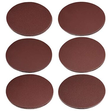 uxcell 8 Hook and Loop Sanding Discs 80100120180240400 Grit Aluminum Oxide Sandpaper for Random Orbit Sander Dry Polishing 30pcs