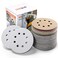 POLIWELL 5 Inch Sanding Discs Hook and Loop 8 Hole Heavy Duty Silicon Carbide Sandpaper 320 400 600 800 1000 1500 2000 3000 4000 5000 7000 10000 with Interface Pad for Random Orbital Sander120 Pack
