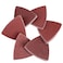 WORKPRO 150PCS Triangle Sanding Pads 318 Inch Hook and Loop Fit for Oscillating Multi Tool 406080120180240 Grit for Sanding Grinding
