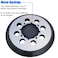 Tockrop 5 Inch 8 Hole Aluminum Alloy Hook and Loop Replacement Sander Pads for Dewalt DWE6421B2 DWE6421B3 DWE6423 6423K DWE6421 6421K DCW210B Random Orbit Sander 5 Sanding Backing Pad