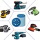 ZHONGHAINUO Orbital Sander Sandpaper 5 Inch 8 Hole 180 Grit 70 PCS