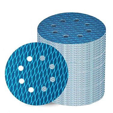 ZHONGHAINUO Orbital Sander Sandpaper 5 Inch 8 Hole 180 Grit 70 PCS